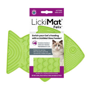 LickiMat Australia Research Slow Feeding Mat Felix Anti-boredom Aid Digestion Prevent Choking Cat Dog Toys Normal Specification