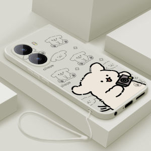 Redmi Turbo4 Liquid Silicone Soft Phone Case Full Lens Protection Anti-Fall Protective Cover for Men And Women Cute Cartoon Dog Photography