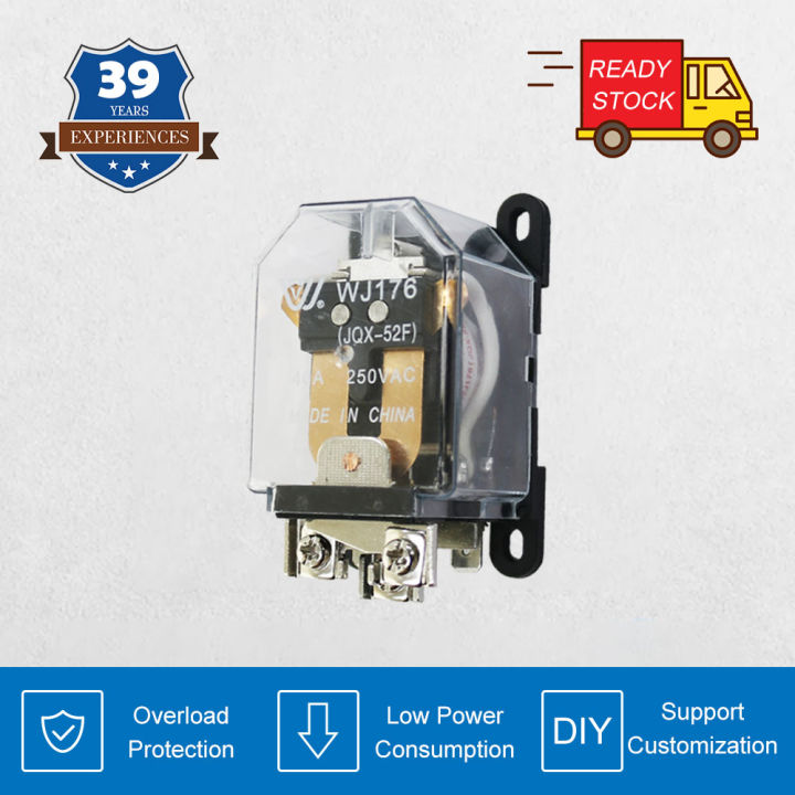 JQX52F spdt 24 vdc relay 220v 12v 40a Highpower Relay