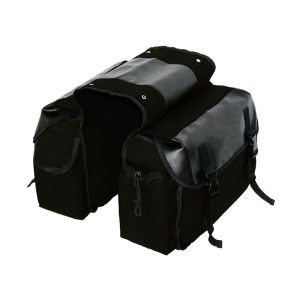 Canvas Motorcycle Bicycle Saddle Bag Panniers Motorbike Luggage Universal For Harley Honda Suzuki Kawasaki Bike MTB Tool Bags