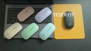 Congdi | Chuột Không Dây LED Có Thể Sạc Lại Bluetooth 2.4G USB Chế Độ Kép Tắt Tiếng Quang Điện Tử Cho Laptop Pad Máy Tính Bảng MacBook - Hướng Tay Phải