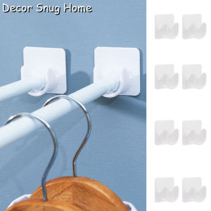 2Pcs Adjustable Hooks: Hold Heavy Objects with Self Adhesive Shelf Brackets