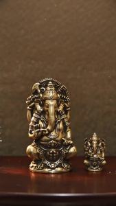 Tượng Chúa Ganesha Tượng Thần Hindu Tượng Phật Voi Đồ Trang Trí Phong Cách Hiện Đại Chất Liệu Đồng Trang Trí Nhà Cửa Văn Phòng