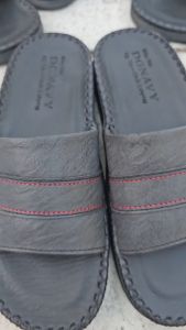 Dép Quai Ngang Nam Da VYFASHION Cao Cấp Quai Phối Kiểu Thời Trang May Quai Và Đế Bao Chắc Chắn V.3CN