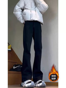 Cleanfit กางเกงยีนส์ทรงตรงสำหรับผู้ชาย ทรงหลวม ทรงเข้ารูป ทรงยาว สไตล์สตรีทอเมริกัน ทรงเข้ารูป ทรงเข้ารูป