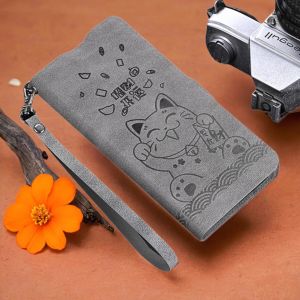 Huawei Nova14 Vitality Edition Phone Case Flip Cover Style Cat Design Protective Soft Shell for Men And Women Retro Style