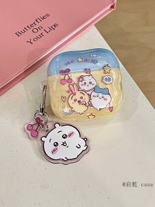 Qiguan Cute Cartoon Girl Heart Airpods4/3 2Pro Silicone Protective Case Soft Shell Wireless Bluetooth Earphone Accessory