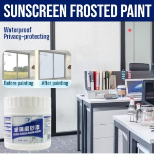 Sunscreen Paint Art Paint Frosted Paint Waterproof Blackout Sunscreen Frosted Glass Film Paint Reduce Glare