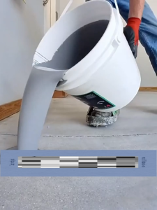 colour sand floor paint 1/2/3L epoxy floor coating water-based epoxy sand floor paint heavy duty floor coating
