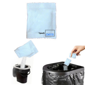 No need to unpack-[Portable | Stool Absorbent] Outdoor portable toilet bagged camping toilet paper outdoor convenient.