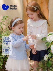 MINI BALA | Soft Breathable Sweet Big Collar Cotton Shirt