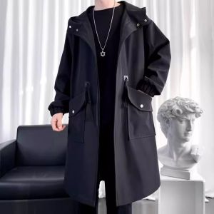 PAZHAOLANG | Plus Size 300 lbs Stylish British Style Mid-Length Coat