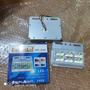 Đèn led 6 mắt lồi 24v cỡ lớn Runlai 5006  đèn sươnf xe tải đèn chiếu cạnh  đèn hông xe đèn thùng xe tải...dùng chung các loại xe rải xe ben xe đầu kéo.. VIE PARTS