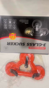 Alat Angkat Kaca / Granit / Marmer Ukuran Besar Suction 3 Head Heavy Duty Tahan Lama Bahan Tebal
