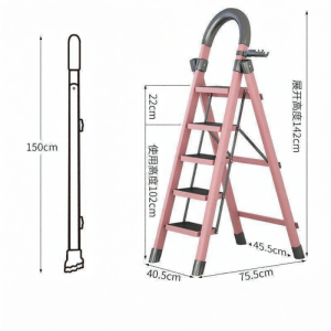 Multi-use Portable Folding Ladder