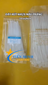 Dây rút nhựa nhiều kích thước làm từ nhựa siêu bền sử dụng với mục đích buộc thắt cố định đồ vật