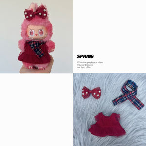 Bộ Quần Áo Labubu 17cm Bằng Cao Su Phong Cách Hoạt Hình Dành Cho Bé Trai Và Bé Gái Bộ Đồ Chơi Thời Trang Dành Cho Các Cô Gái