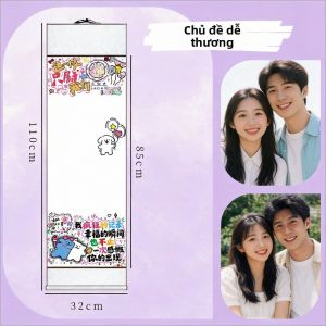 ZHAISHISANLU | Bản Cuốn Thư Tình Đựng Tùy Chỉnh 172cm