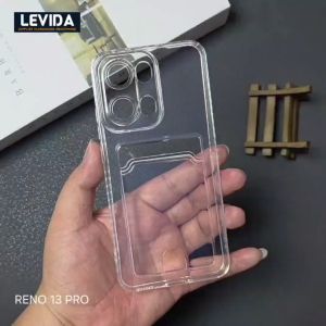 Oppo Reno 13 Oppo Reno 13 Pro Oppo Reno 13F Card Case Clear / Slot Kartu Bening Case Oppo Reno 13 Oppo Reno 13 Pro Oppo Reno 13F