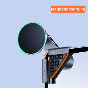 TEEQ For Tesla Model Y Junipe 2025 Model 3 HIGHLAND 2024 Cybertruck BYD Car Phone Mount Holder 15W Magnetic Wireless Charger
