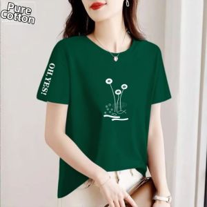 QIAOXIZI | Cotton Slim Fit T-Shirt