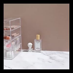 2024 Acrylic Storage Drawers: Transparent Cosmetics & Stationery Storage