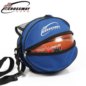 Sports Training Basketball Bag Shoulder Double Bag Football Volleyball Student Children Net Pocket Bag Crossway Brand Backpack