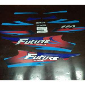 Bộ tem honda future 2001 màu xanh dương hàng 3 lớp Nhập Thái Lan chất lượng cao dành riêng cho dòng xe này tem in lụa màu sắc cực đẹp như tem hãng giá bán cực tốt bán lẻ như bán sỉ