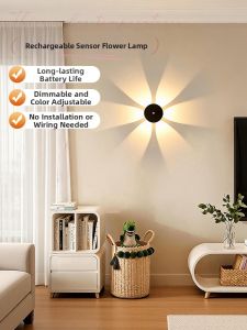 surepower | Motion Sensor Wall Light Flower Design