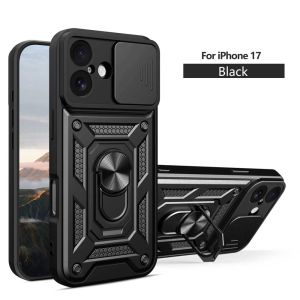Shockproof Armor Case For iPhone 17 Car Holder Phone Cover for iPhone17 5G Camera Lens Protection Fundas