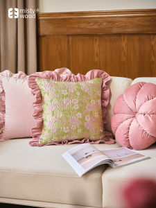 Mistywood Estate Oil Painting Luxury Sofa Living Room Pillow Cover Wedding Decoration Cushion Case Vintage Retro Home Decor