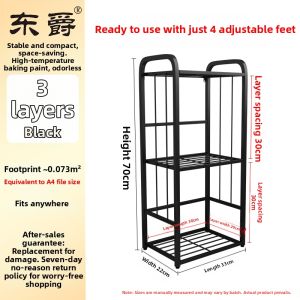 DONGJUE | Space-saving Multifunctional Corner Bookshelf