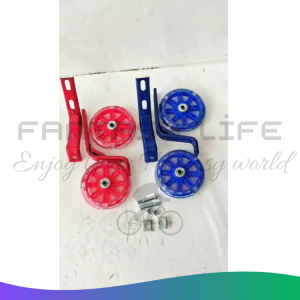 Fantasy [2PCS] Sepasang Roda Bantu EXOTIC LAMPU ukuran 12 dan 16 sepeda anak mini