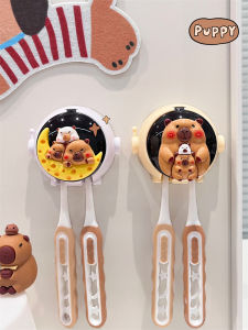 Giá Để Chổi Đánh Răng Phòng Tắm Dễ Thương Có Thể Tháo Rời Chống Bụi Không Cần Đục Lỗ Cho Phòng Ký Túc Xá Đồ Dùng Vệ Sinh Cá Nhân