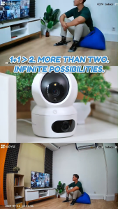 EZVIZ Indoor CCTV H7C Dual 2K+ / 2K Dual Lenses / Motion Detection / Night Vision / Smart Tracking