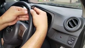 IPOP Power Handle Stir Mobil Knob Handel Pegangan Pemutar Stir Setir Variasi Interior Modifikasi