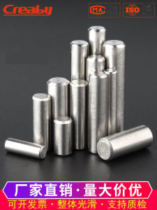 304 Stainless Steel round Pin Positioning Pin Fixed Solid Shaft Pin M2-M10mm Hardware Fasteners from Guangdong China