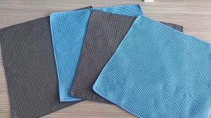 ผ้าวาฟเฟิล Waffle 300แกรม ขนาด 40x40 cm เช็ดกระจก ผ้าเช็ดรถ ทำความสะอาด เอนกประสงค์