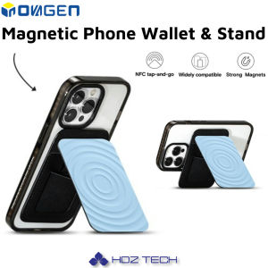 INOVAGEN Magnetic Phone Holder with Card SlotPocket Pouch NFC-enabled Card HolderEasy SwipeDesk Phone Stand