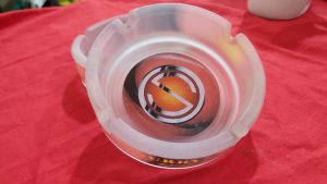 asbak bahan kaca diameter 11cm