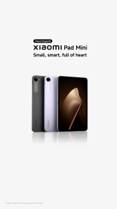 NEW - Xiaomi Pad Mini | 8.8 design for single-hand grip Massive 7500mAh (typ) battery MediaTek dimensity 9400+