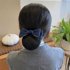 Professional Nurse Stewardess Bank Hotel Work Hair Accessories Womens Headwear Butterfly Knot Hair Clips Updo Hair Accessories