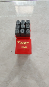 Alat Ketok Angka 12mm Zeki Japan Number Punch Zeki Angka Ketok 12mm Zeki Japan
