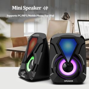 other | USB wired computer speaker bass stereo speaker color RGB light laptop smartphone MP3 player