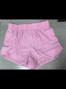 Quần Short Yoga Nữ Cạp Cao Thời Trang Mùa Hè Quần Tập Thể Thao Gợi Cảm Màu Trơn Quần Short Thường Ngày Có Túi Tiện Dụng
