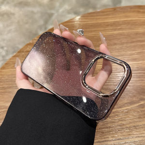 Good-looking Thin and Glittering for Apple 16 Phone Case Transparent Iphone16promax All-Inclusive Glitter 15 Minimalist Luxury 14 Fancy 13 Drop-Resistant 12 Apply Mechanically for Women