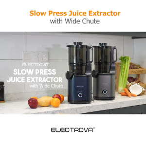 Electrova SlowPress Juice Extractor with Wide Chute