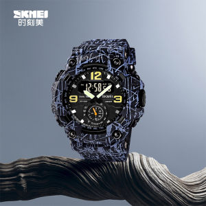 SKMEI Shockproof Sports Digital Wristwatch For Men Women Dual Movement LED Light Quartz Watch Male Waterproof Electronic Watches