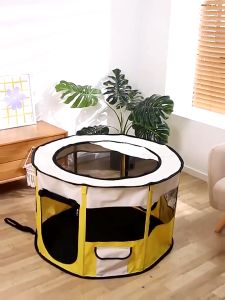 Portable Foldable Pet Tent Exercise Pet Playpen Outdoor Travel Pet Tent Folding Dog House Cat Nest