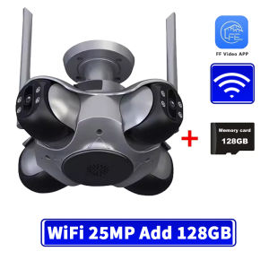 OVERSCAM 10K 4 Lens 4 Screen 20MP Home Security Outdoor WiFi Camera CCTV Wireless Surveillance Security Protection Human Detection Camera